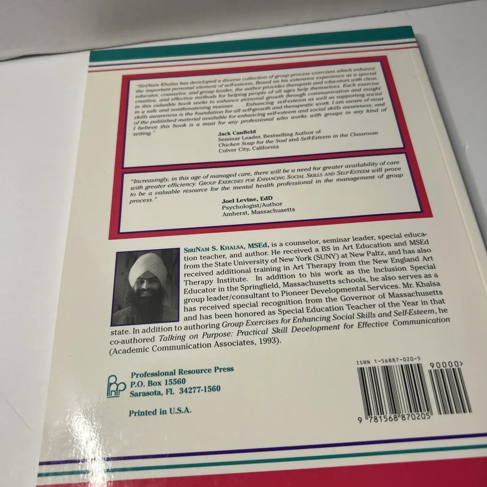 Group Exercises for Enhancing Social Skills an... by Khalsa, Sirinam S. Hardback